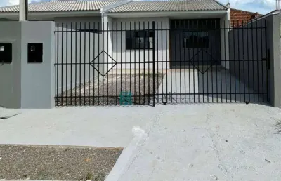 Casa com 2 dormitórios à venda, 56 m² por r$ 175.000,00 - jardim monaco - floresta/pr