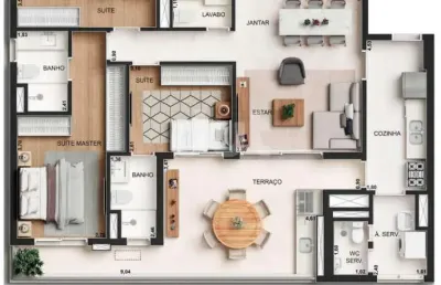 Apartamento com 3 quartos à venda na rua coronel francisco andrade coutinho, 112, cambuí, campinas, 126 m2 por r$ 1.200.000