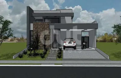 Casa em condomínio fechado com 3 quartos à venda na avenida doutor joão caio silva, 920, reserva real, paulínia, 180 m2 por r$ 1.376.600
