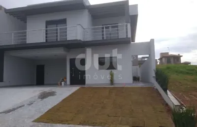 Casa em condomínio fechado com 4 quartos à venda na estrada municipal do roncáglia, 1090, residencial mont' alcino, valinhos, 240 m2 por r$ 1.978.000