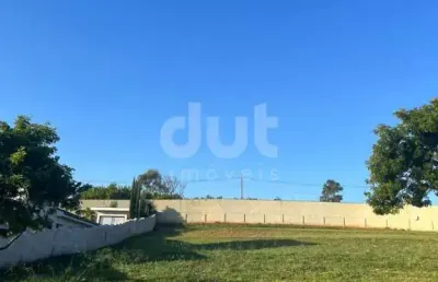 Terreno em condomínio fechado à venda na avenida isaura roque quércia, 1, loteamento residencial pedra alta (sousas), campinas por r$ 1.090.000