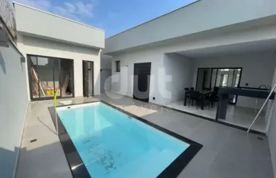 Casa em condomínio fechado com 3 quartos à venda na avenida jardim botânico, 1306, parque olívio franceschini, hortolândia, 206 m2 por r$ 950.000
