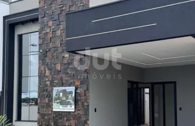 Casa em condomínio fechado com 3 quartos à venda na avenida mario gil, 650, loteamento park gran reserve, indaiatuba, 139 m2 por r$ 1.272.000