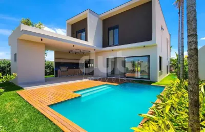 Casa em condomínio fechado com 6 quartos à venda na estrada municipal adelina segantini cerqueira leite, 100, alphaville, campinas, 352 m2 por r$ 3.700.000