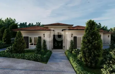 Casa em condomínio fechado com 4 quartos para alugar na avenida isaura roque quércia, 1, loteamento residencial pedra alta (sousas), campinas, 414 m2 por r$ 25.000