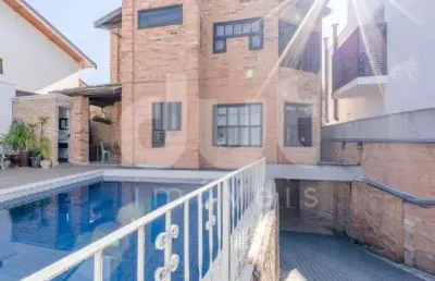 Casa em condomínio fechado com 4 quartos à venda na rua aurílio de souza, 968, parque da hípica, campinas, 351 m2 por r$ 1.550.000