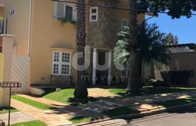 Casa em condomínio fechado com 5 quartos para alugar na rua san conrado, 3423, loteamento caminhos de san conrado (sousas), campinas, 384 m2 por r$ 9.500