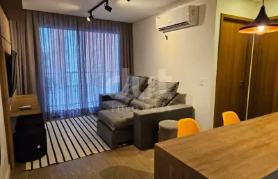 Apartamento com 1 quarto para alugar na rua maria monteiro, 1327, cambuí, campinas, 40 m2 por r$ 5.300