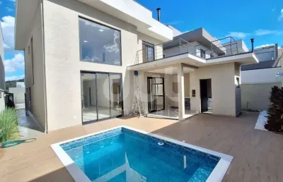 Casa em condomínio fechado com 4 quartos à venda na estrada municipal do roncáglia, 1090, residencial mont' alcino, valinhos, 241 m2 por r$ 2.067.000