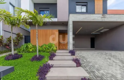 Casa em condomínio fechado com 4 quartos à venda na rua sérgio bortolotto, 220, loteamento parque dos alecrins, campinas, 275 m2 por r$ 2.990.000