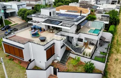 Casa em condomínio fechado com 3 quartos à venda na rua elvira del álamo cabrino, 3000, swiss park, campinas, 438 m2 por r$ 4.900.000