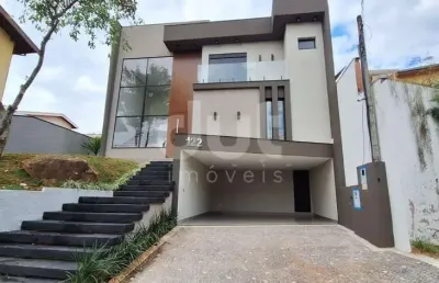 Casa em condomínio fechado com 3 quartos para alugar na rua san conrado, 3423, loteamento caminhos de san conrado (sousas), campinas, 215 m2 por r$ 14.000