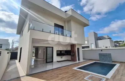 Casa em condomínio fechado com 4 quartos à venda na estrada do jequitibá, 999, condomínio portal do jequitibá, valinhos, 245 m2 por r$ 1.980.000