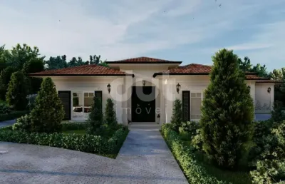 Casa em condomínio fechado com 4 quartos à venda na avenida isaura roque quércia, 1, loteamento residencial pedra alta (sousas), campinas, 414 m2 por r$ 5.500.000