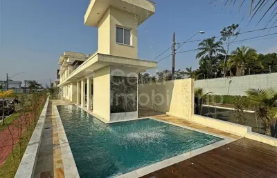 Casa à venda com piscina e 4 quartos em peruíbe, no bairro residencial flora rica