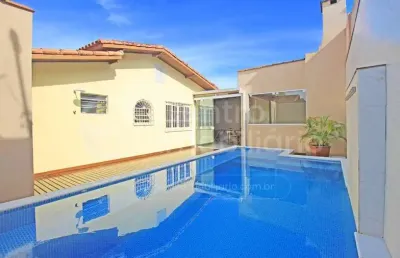 Casa à venda com piscina e 3 quartos em peruíbe, no bairro stella maris