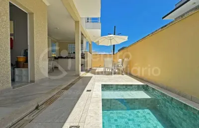 Casa à venda com piscina e 4 quartos em peruíbe, no bairro bougainvillee iv