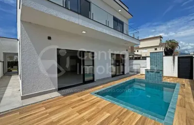 Casa à venda com piscina e 5 quartos em peruíbe, no bairro bougainvillee iv