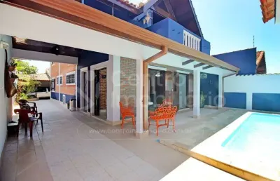 Casa à venda com piscina e 4 quartos em peruíbe, no bairro cidade nova peruíbe