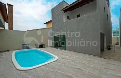 Casa à venda com piscina e 4 quartos em peruíbe, no bairro cidade nova peruíbe