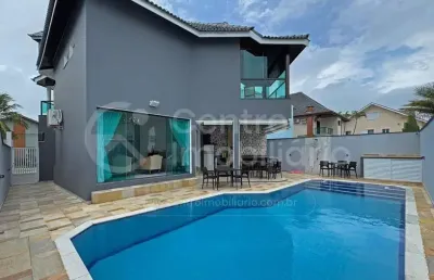Casa à venda com piscina e 4 quartos em peruíbe, no bairro bougainvillee i
