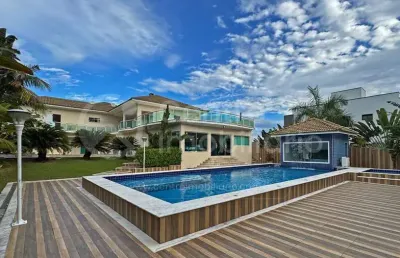 Casa à venda com piscina e 5 quartos em peruíbe, no bairro bougainvillee iv