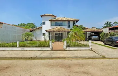 Casa à venda com piscina e 4 quartos em peruíbe, no bairro estância são marcos