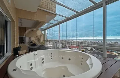 Apartamento à venda com 4 quartos (3 suítes) em peruíbe, no bairro centro