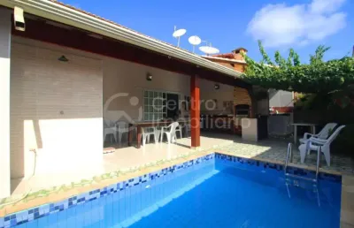 Casa à venda com piscina e 4 quartos em peruíbe, no bairro cidade nova peruíbe