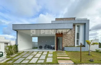 Casa no condomínio monte carlo com 161 m² - parque das nações/parnamirim