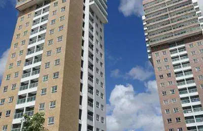 Apartamento no paradise village, com 67 m², 2 quartos sendo 1 suítes e 2 vagas de garagens em capim macio.