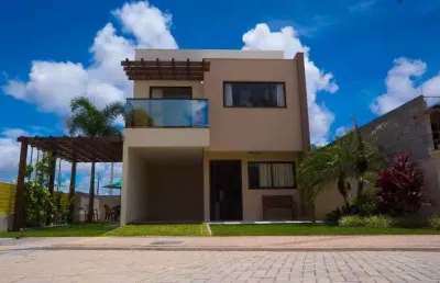 Casa duplex com 4 dormitórios à venda, 138 m²- nova esperança - parnamirim/rn
