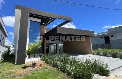 Casa no condomínio horizonte macaíba, 3/4, 3 suítes, 02 vagas, em macaíba -rn