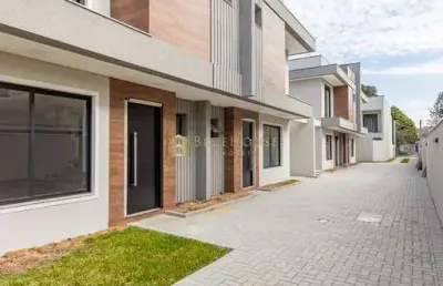 Casa em condomínio fechado com 3 quartos à venda na rua arthur manoel iwersen, boqueirão, curitiba, 108 m2 por r$ 670.000