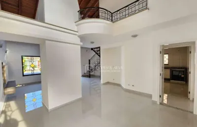 Casa para alugar com 3 suítes em condomínio, localizada no bairro vila santista, atibaia, sp