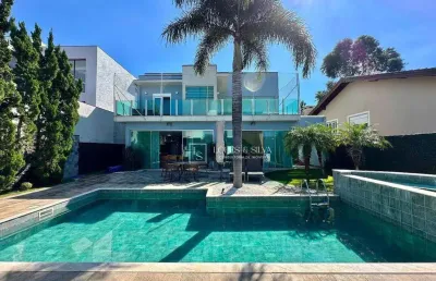 Casa com 4 dormitórios à venda, 390 m² por r$ 3.200.000,00 - condomínio figueira garden - atibaia/sp
