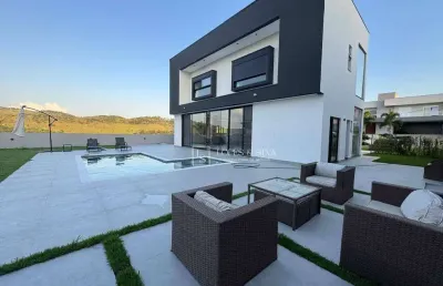 Casa com 4 dormitórios à venda, 390 m² por r$ 3.400.000,00 - condomínio figueira garden - atibaia/sp
