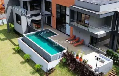 Casa com 5 dormitórios, sendo 5 suítes disponível para venda localizada em condomínio fechado, atibaia, sp.