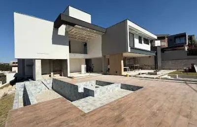Casa com 5 dormitórios à venda, 720 m² por r$ 8.000.000,00 - condominio figueira garden - atibaia/sp