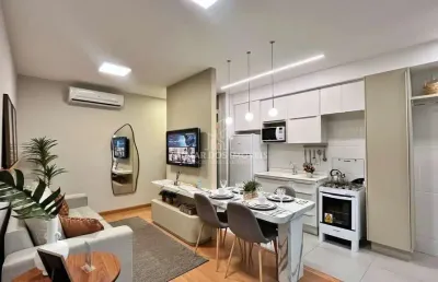 Vendo apartamento 2 quartos com sacada, próximo ao parque do sabia