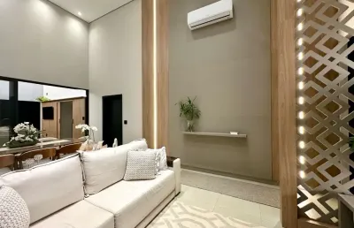 Casa finamente decorada com 03 suítes, energia fotovoltaica e armários planejados à venda na vila do golf, ribeirão preto / sp