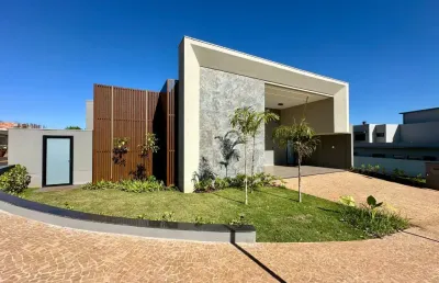 Casa térrea com 281 m², 04 suítes, fino acabamento, à venda em condomínio na vila do golf, ribeirão preto - sp