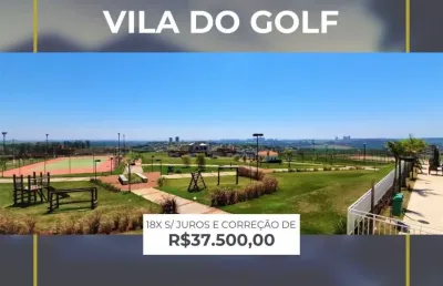 Terreno com vista incrível à venda em condomínio fechado, na vila do golf