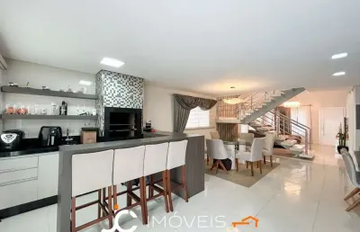 Casa com 3 suítes à venda, 277 m² por r$ 2.500.000 - itoupava central - blumenau/sc