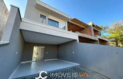 Sobrado com 3 dormitórios sendo 1 suíte à venda, 111 m² por r$ 597.000 - vorstadt - blumenau/sc