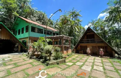 Chácara com 5 dormitórios à venda, 3000 m² por r$ 1.650.000 - sol - indaial/sc