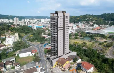 Apartamento com 2 suítes à venda, 83 m² por r$ 739.000 - vila nova - blumenau/sc