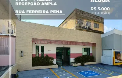 Casa comercial com 6 salas para alugar na Rua Ferreira Pena, 637, Centro, Manaus