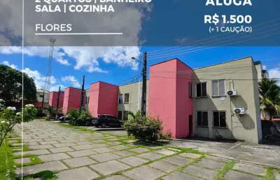 Apartamento com 2 quartos para alugar na Rua Marquês de Jacarepaguá, 10, Flores, Manaus