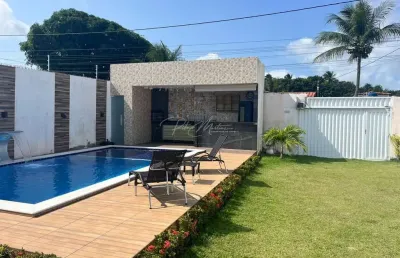 Casa para venda em camaçari, barra do jacuípe, 3 dormitórios, 2 suítes, 4 banheiros, 6 vagas